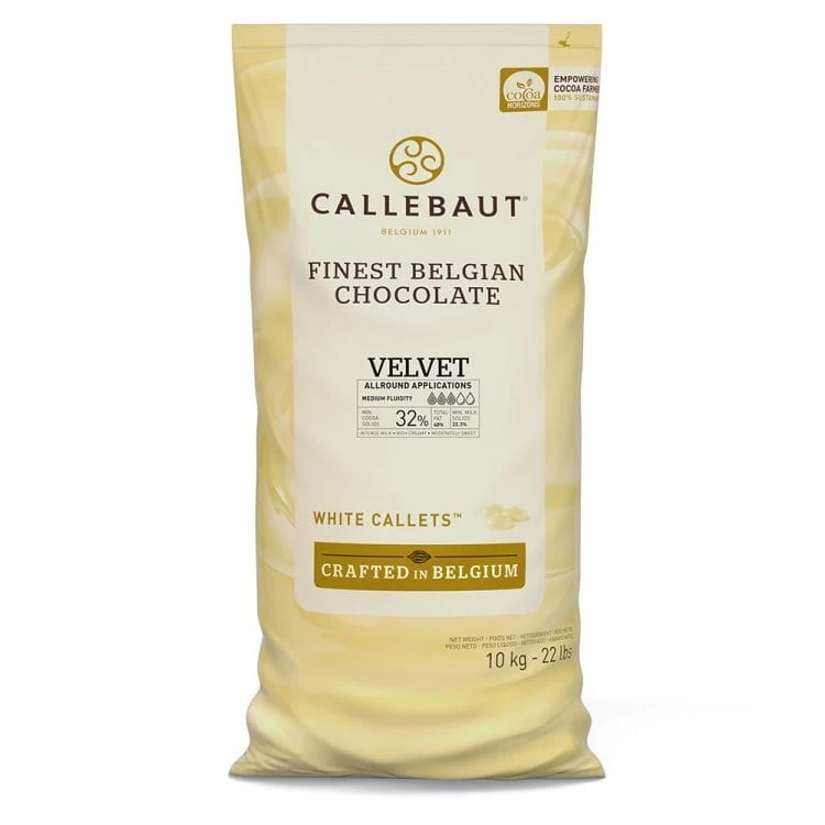Ciocolata alba Velvet 32%, 10 kg W3-01B Callebaut