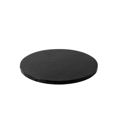 Platforma tort rotunda neagra Ø35,50xH 1,2 cm GustaPro