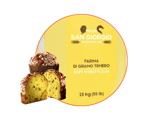 Faina de grau tanar 00 PANETTONE MILANO SAN GIORGIO