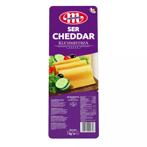 Cascaval Burger Cheddar taiat 1,033kg MLK