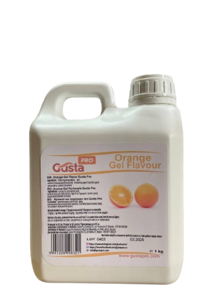 Aroma gel portocale 1 L,GustaPro