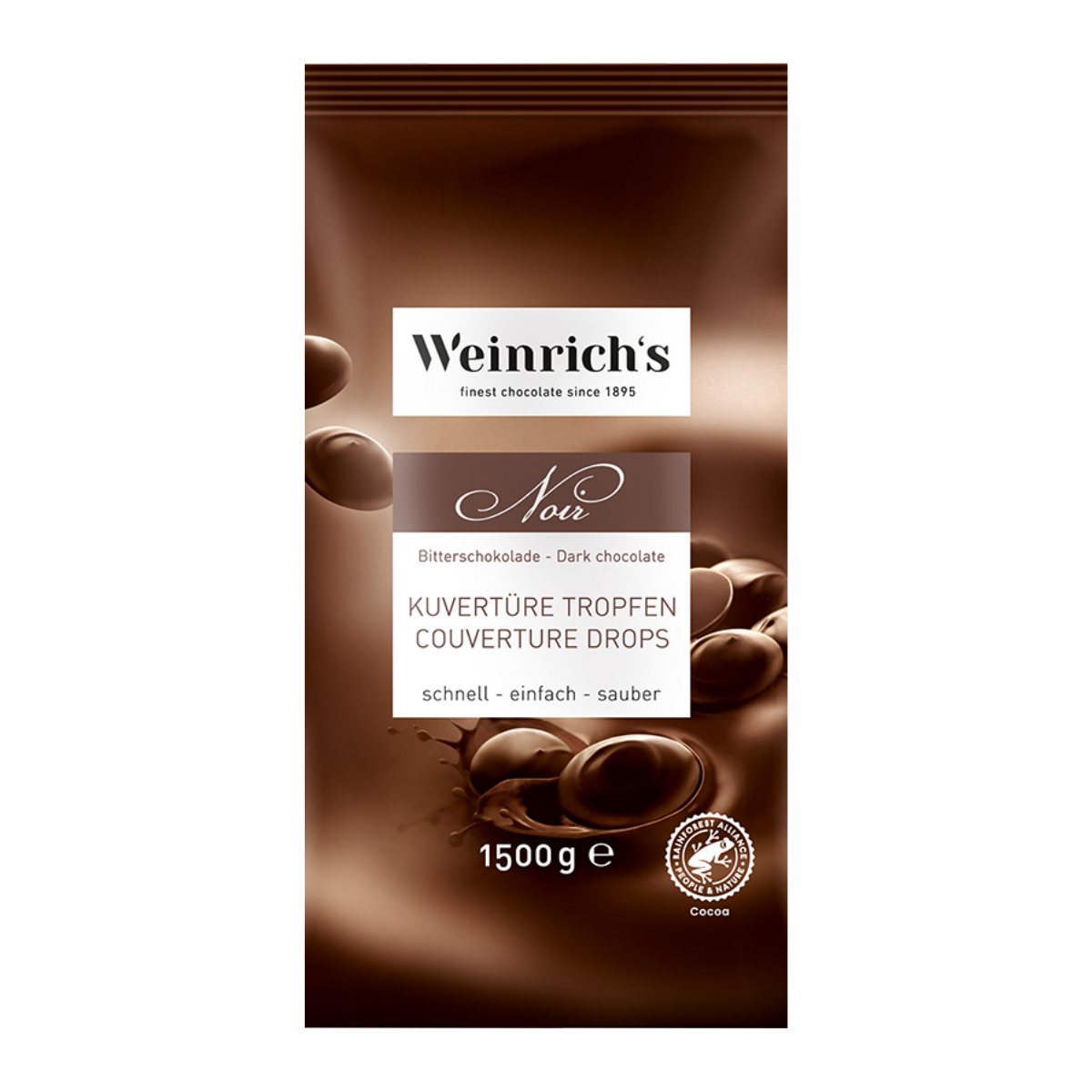 Ciocolata neagra 60% 1,5 kg WR
