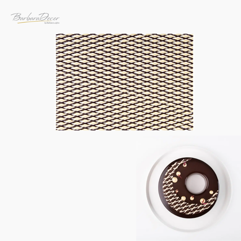 Decoratiuni din ciocolata GRILLAGE SHEET 333023 1.32 KG BARB