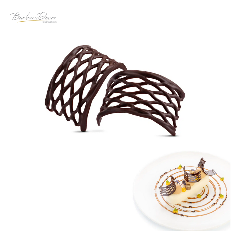 Decoratiuni din ciocolata ARCH DARK  56buc 0.310KG 31457 BARB
