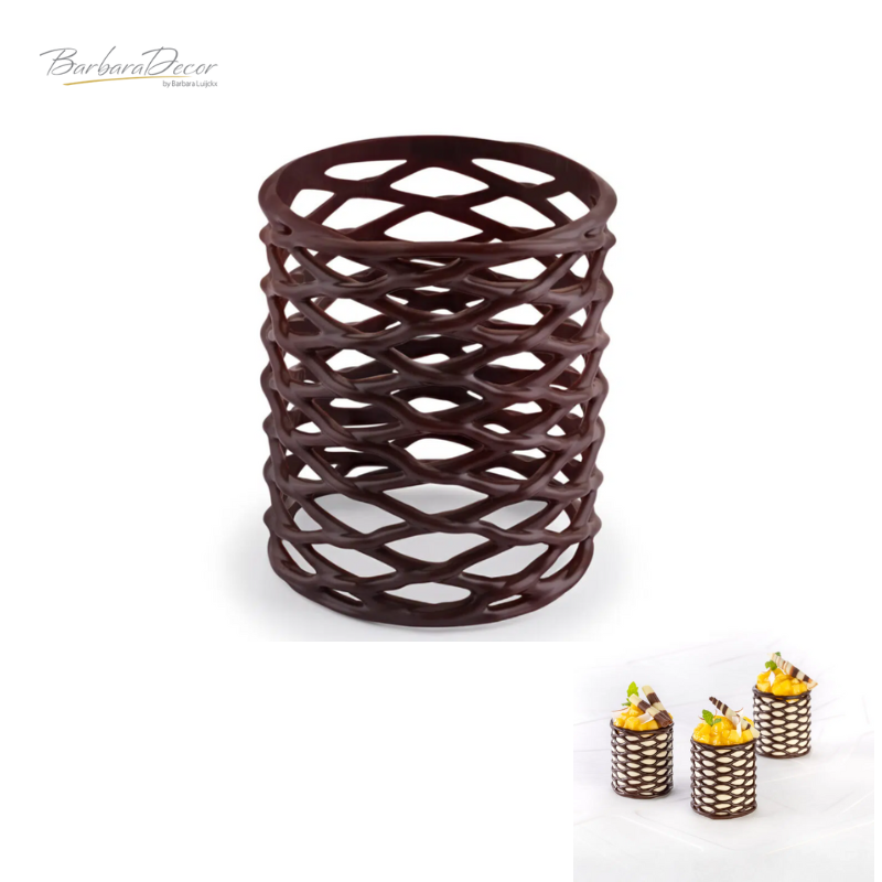 Decoratiuni din ciocolata BRACELET DARK 60/45 50buc 0.6KG 60457 BARB