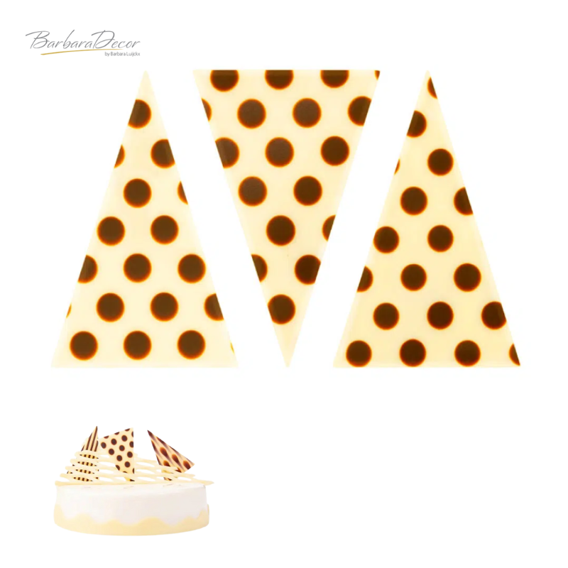 Decoratiuni de ciocolata Triangles Punta 450buc 0.98 kg 331028 BARB