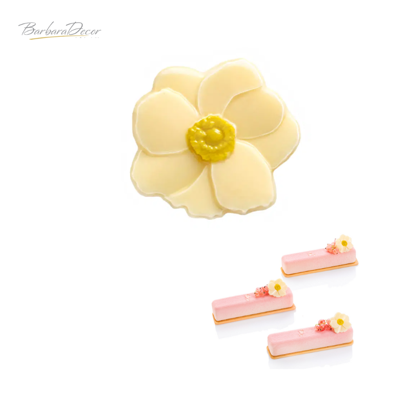 Decoratiuni de ciocolata Magnolia Alba  210buc/cut 0.45kg 33404 Barbara