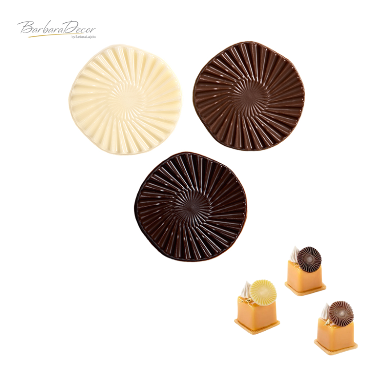 Decoratiuni de ciocolata Meso 210buc/cut 0.462kg 33401 Barbara