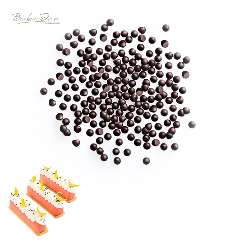 Decoratiuni din ciocolata Chocolate dots 2mm 3kg (100 000 pcs/kg) 3325473 BARBARA