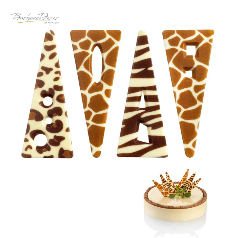 Decoratiuni de ciocolata SAVANNA 132buc/cut 0,540 kg  33731 BARB