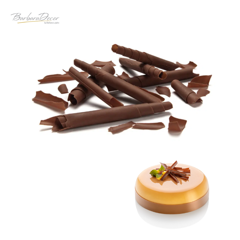 Decoratiuni din ciocolata de lapte SHAVINGS 2,5kg 3325613  BARB