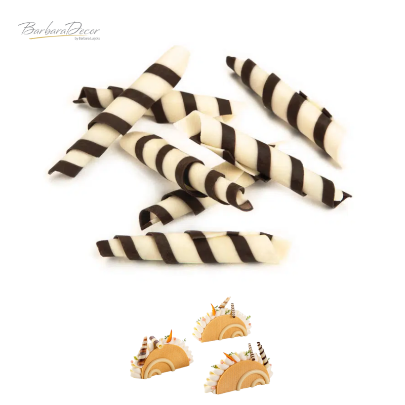 Decoratiuni din ciocolata TWISTER 1kg 334592 BARB