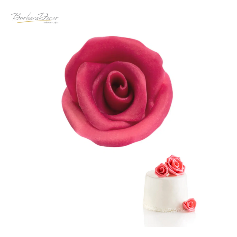 Decoratiuni de ciocolata Trandafir ROZ 40 mm 30buc/cut 0,340 kg 339361 BARB