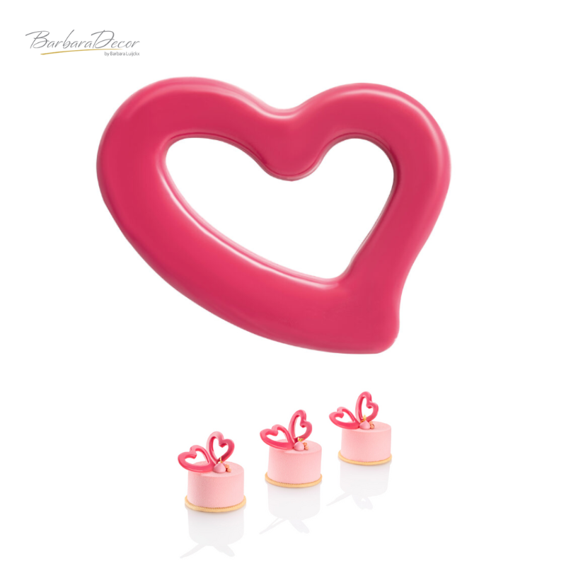 Decorație Inima ciocolata Roza 0.425kg 33700 BARB