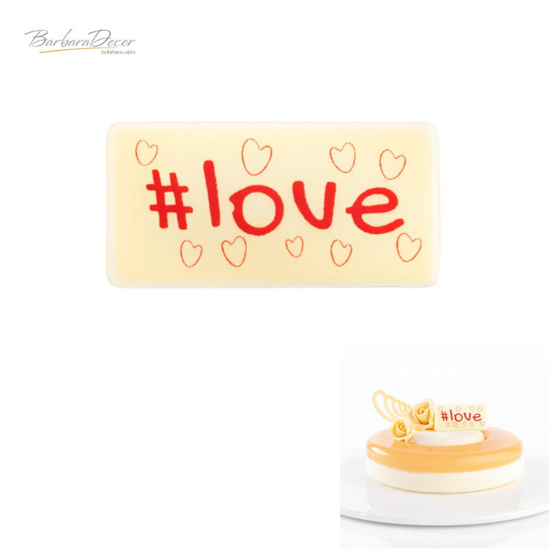 Decoratiuni din ciocolata #Love 159 buc 0.345kg 33730 BARB
