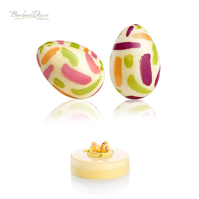 Decoratiuni de ciocolata Oua de Pasti pictate 96buc. 0,53kg 33751 BARB