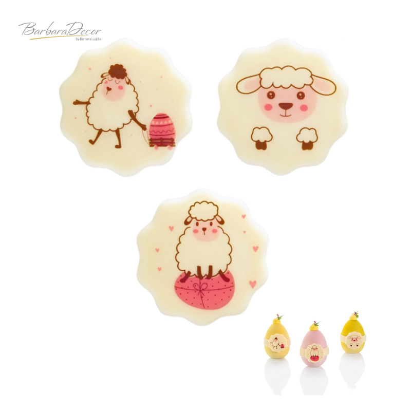 Decoratiuni din ciocolata LAMBS SET 0,290 kg 33749 BARB