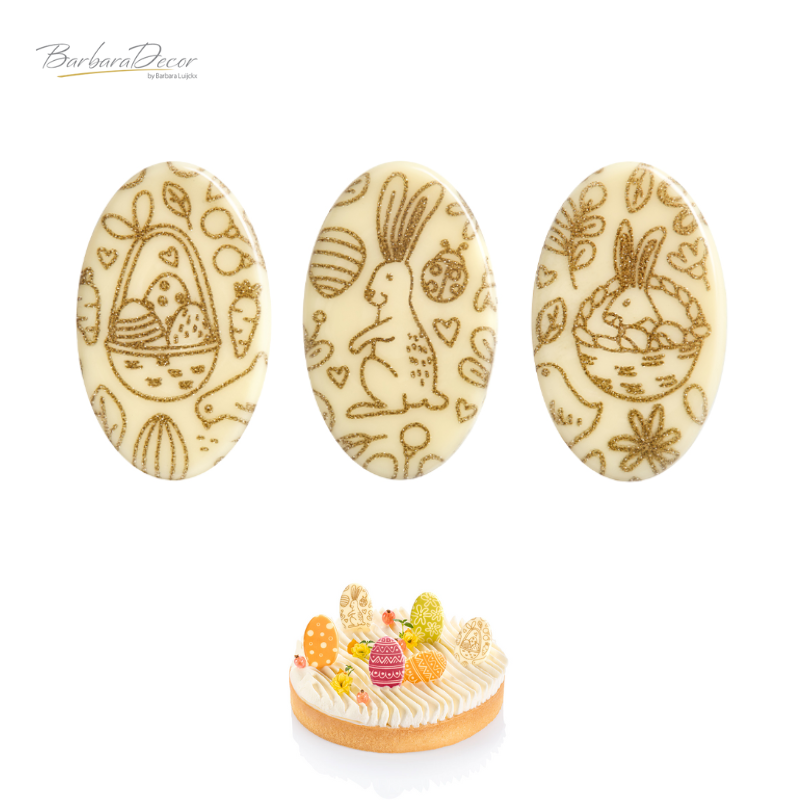 Decoratiuni de ciocolata Poze de Pasti 165buc. 0,39kg 33759 BARB