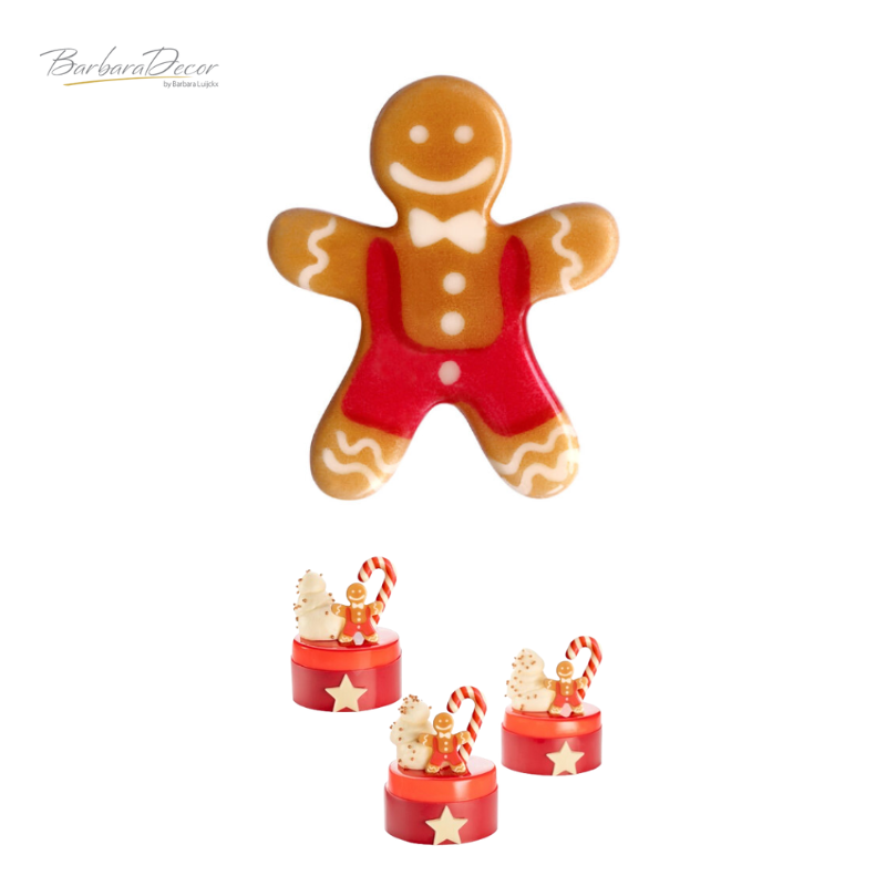 Decoratiuni din ciocolata COOKIE MAN 135buc/cut 0.204kg 33743 BARB