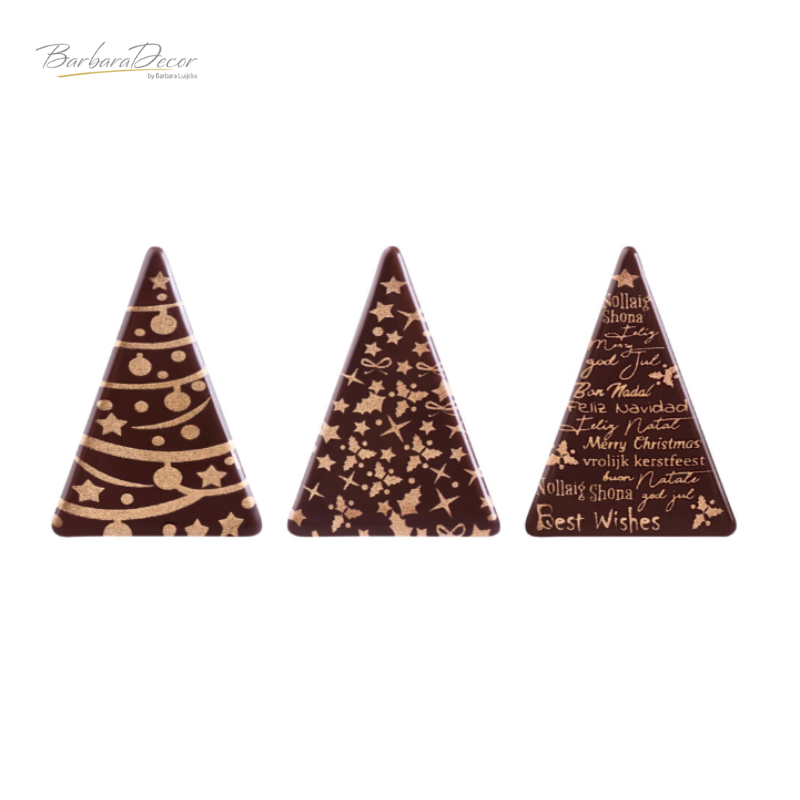Decoratiuni din ciocolata GOLD CHRISTMAS 33990  0.780 KG BARB