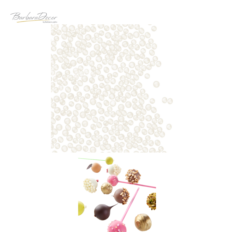 Mergeluse  din zahar PERLE ALBE 1,8kg 01089 BARB