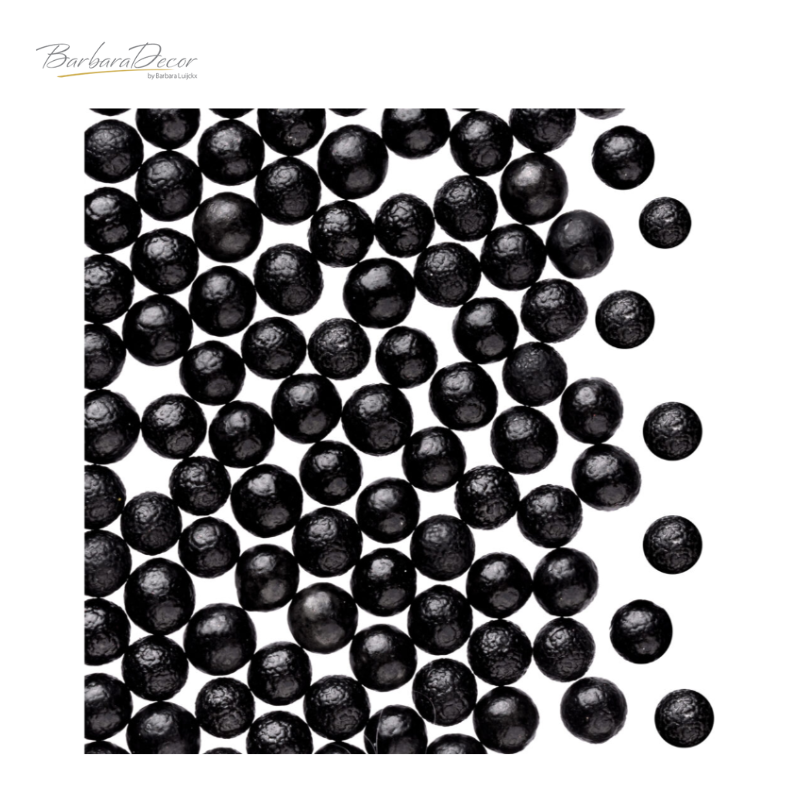 Mergeluse din zahar PERLE  NEGRE 4mm  1,2 kg 096889 BARB