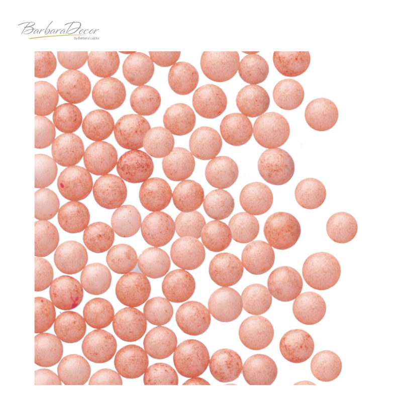 Mergeluse din zahar PERLE  PIERSICI  4mm  1,2 kg 096859 BARB