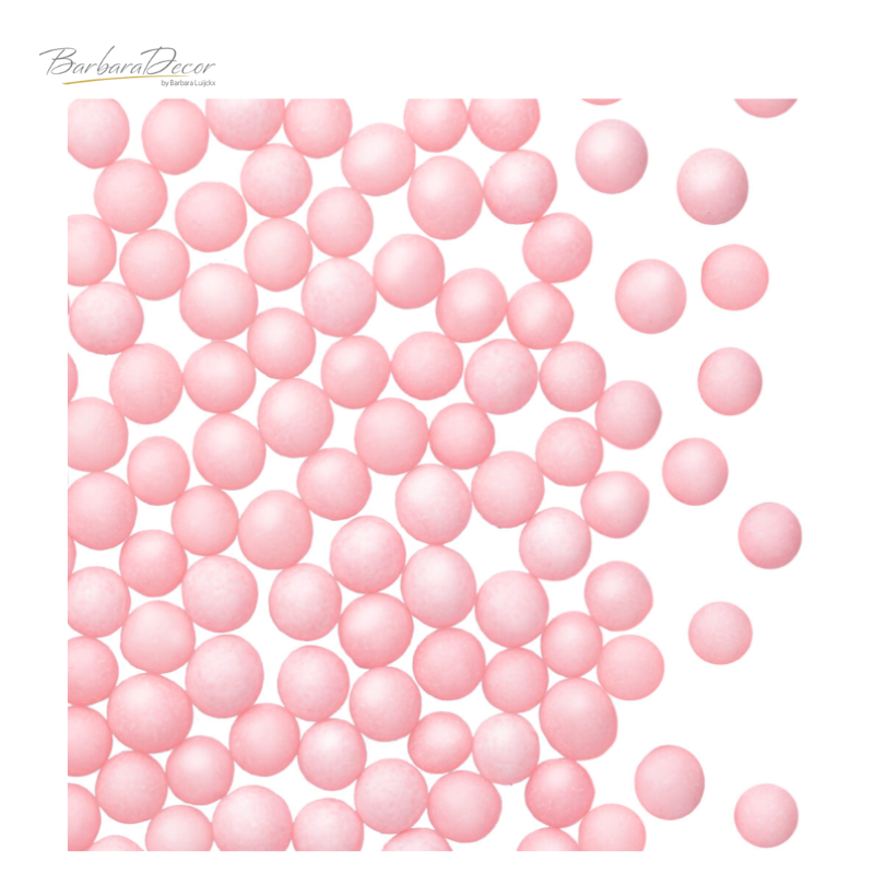 Mergeluse din zahar PERLE  ROZ 1,2 kg 097459 BARB