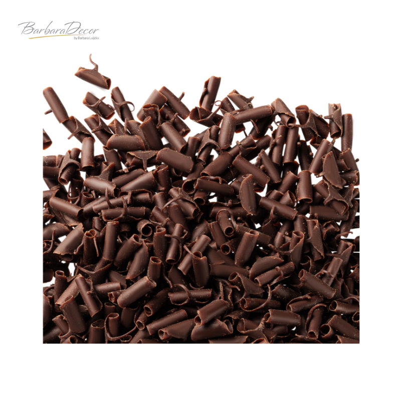 Decoratii din ciocolata de lapte Curls PROFI 4,0kg 9994874 BARB
