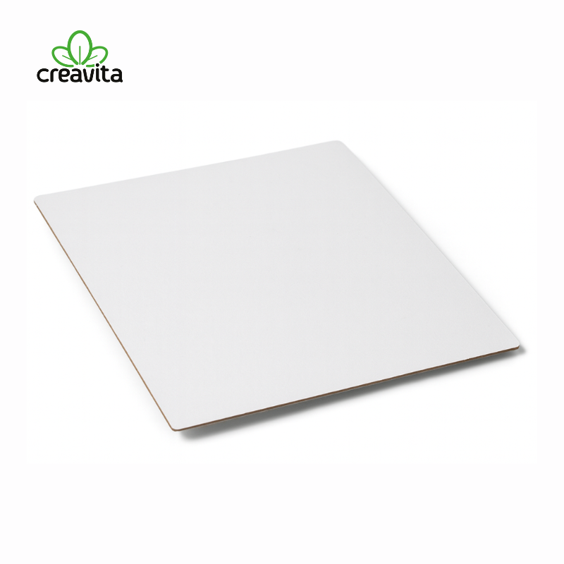 Platou tort patrat 2 fete ALB/KRAFT 35x35 cm 3 mm TRK