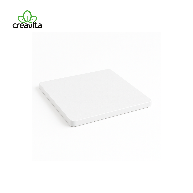 Platforma pentru tort patrata alba 20x20cm H1,2 cm GustaPro