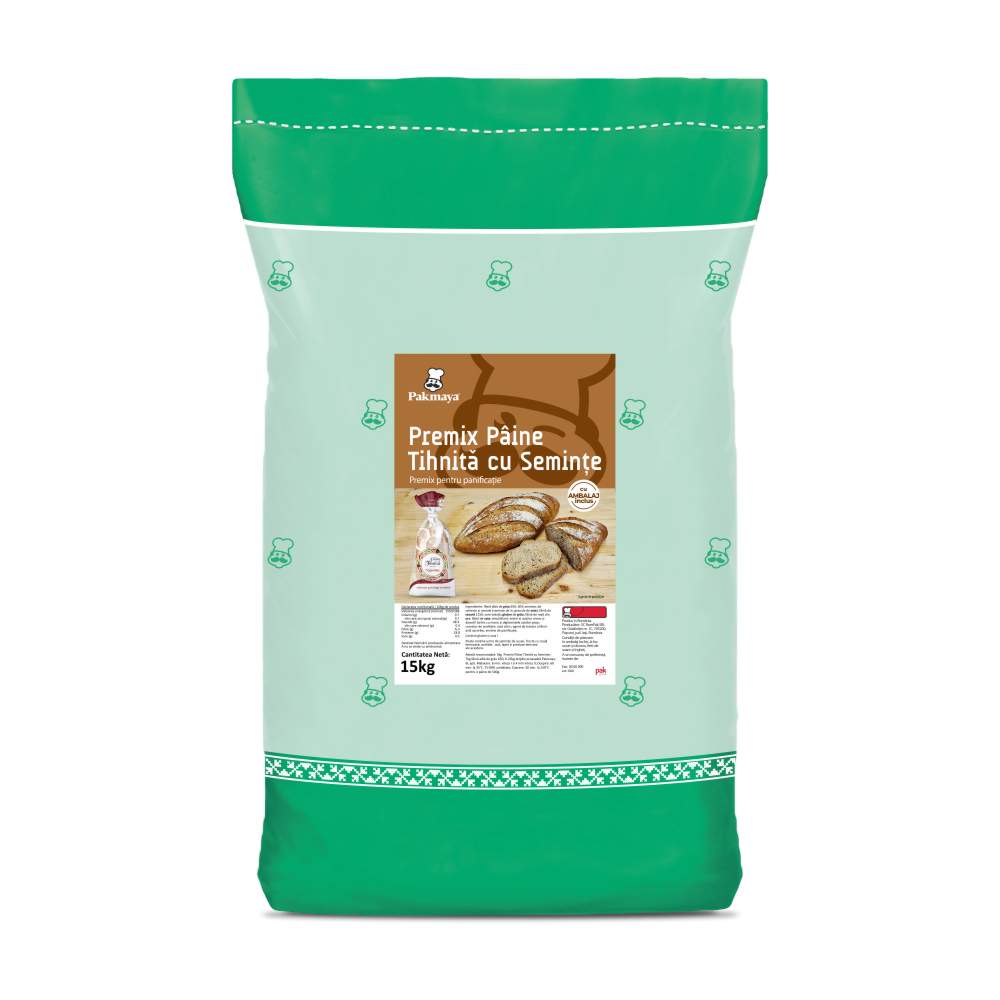 Premix pentru panificatie Paine tihnita cu seminte sac 15 kg Pakmaya