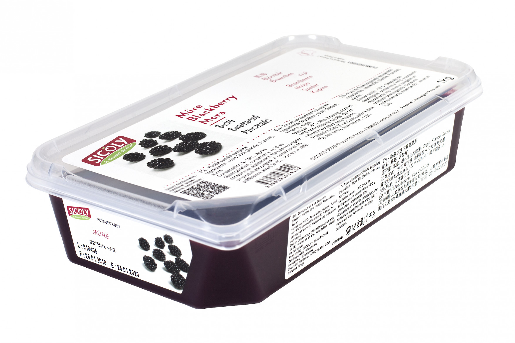 Piure de Mure, 1kg, Sicoly