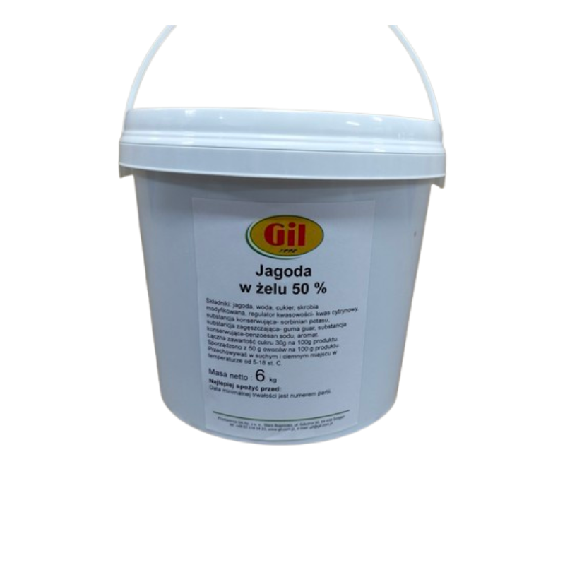 Umplutura capsuna in gel 50% 6 kg  GIL