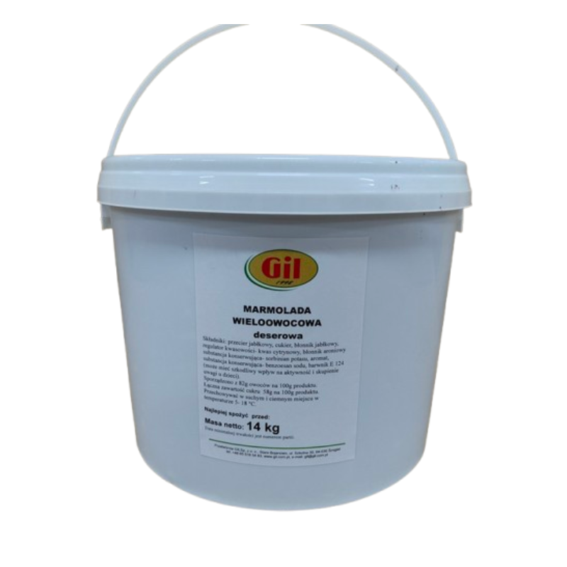 Marmelada multifruct 14 kg GIL