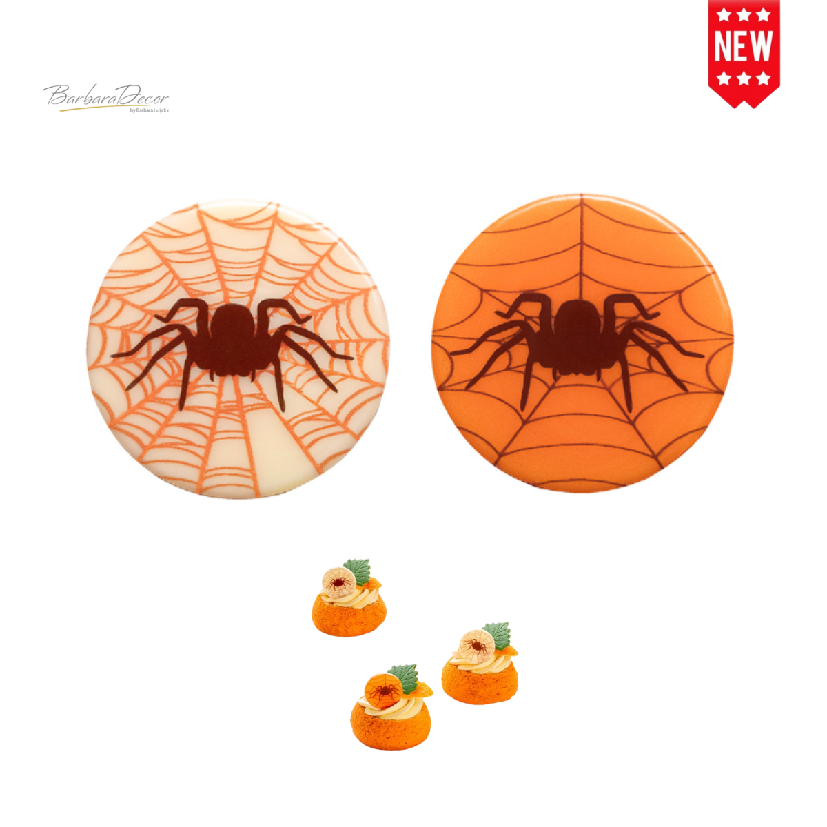 Decoratiuni din ciocolata SPIDER 33774 BARB