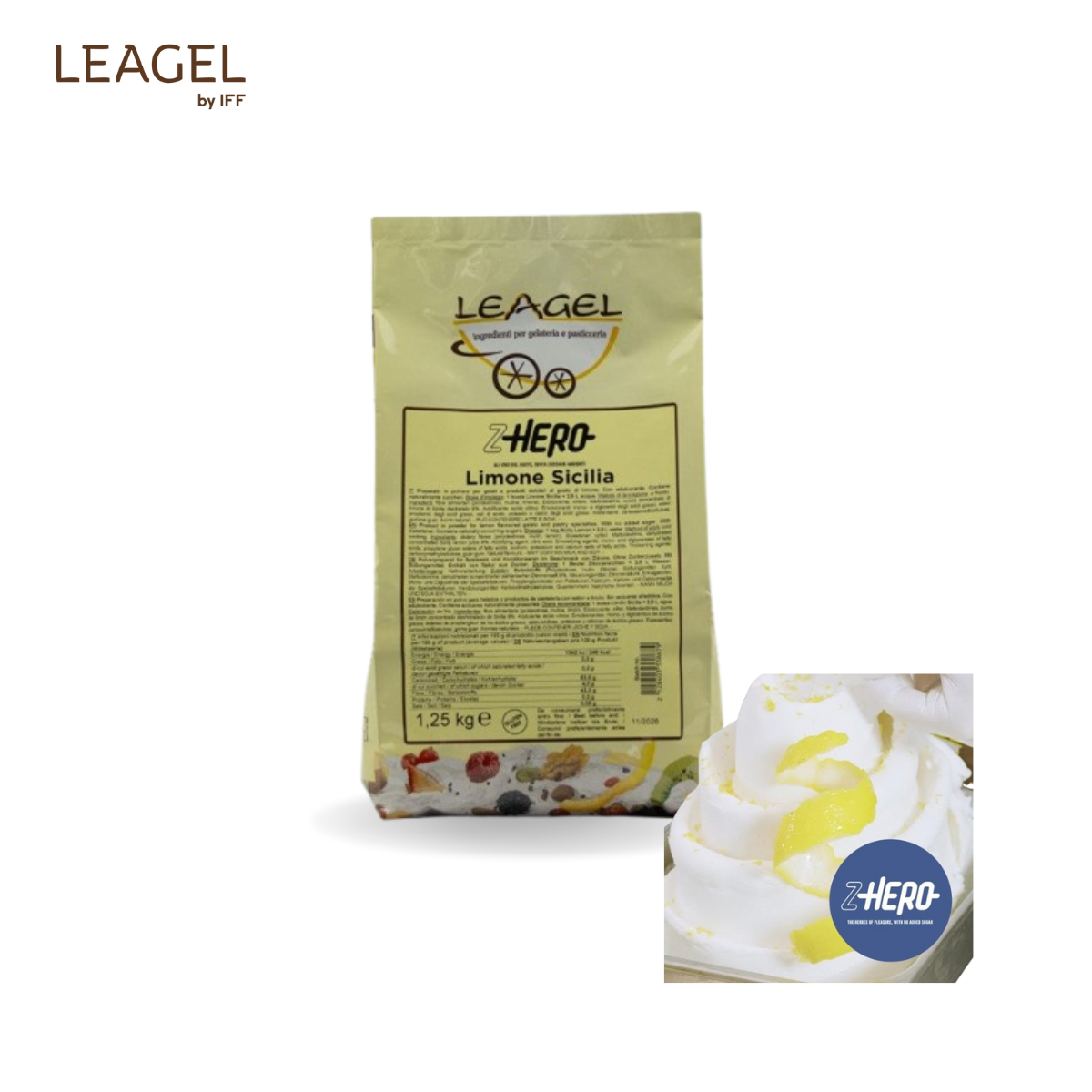 Baza ZHERO SICILY LEMON 1,25 kg 128401