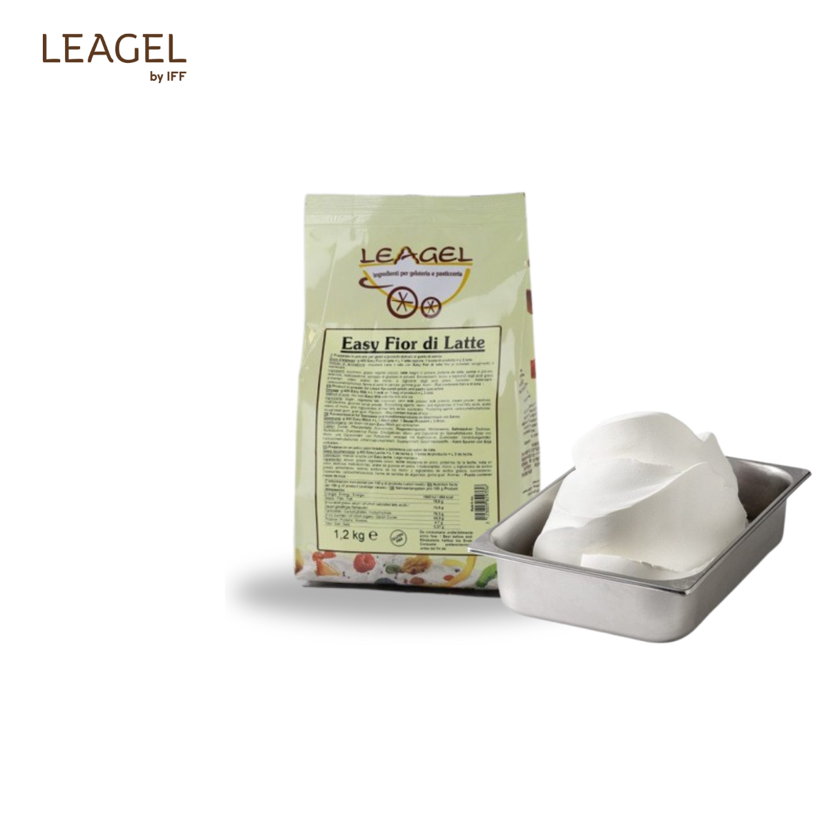 Baza gelato Easy Fior di Latte (classic), punga 1,2 kg 123001 Leagel