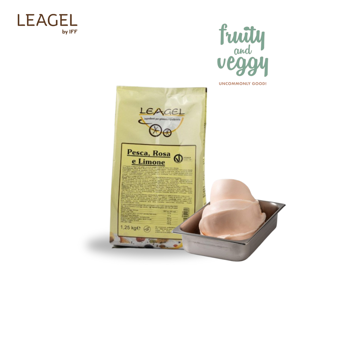 Fruity&Veggy Piersic, trandafir si lamaie 1,25kg 154301 LGL
