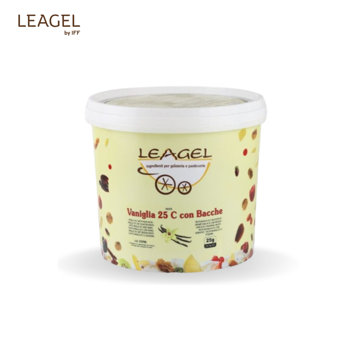 Pasta VANILLA 25C cu seminte de vanilie 3,5kg 312705 LGL