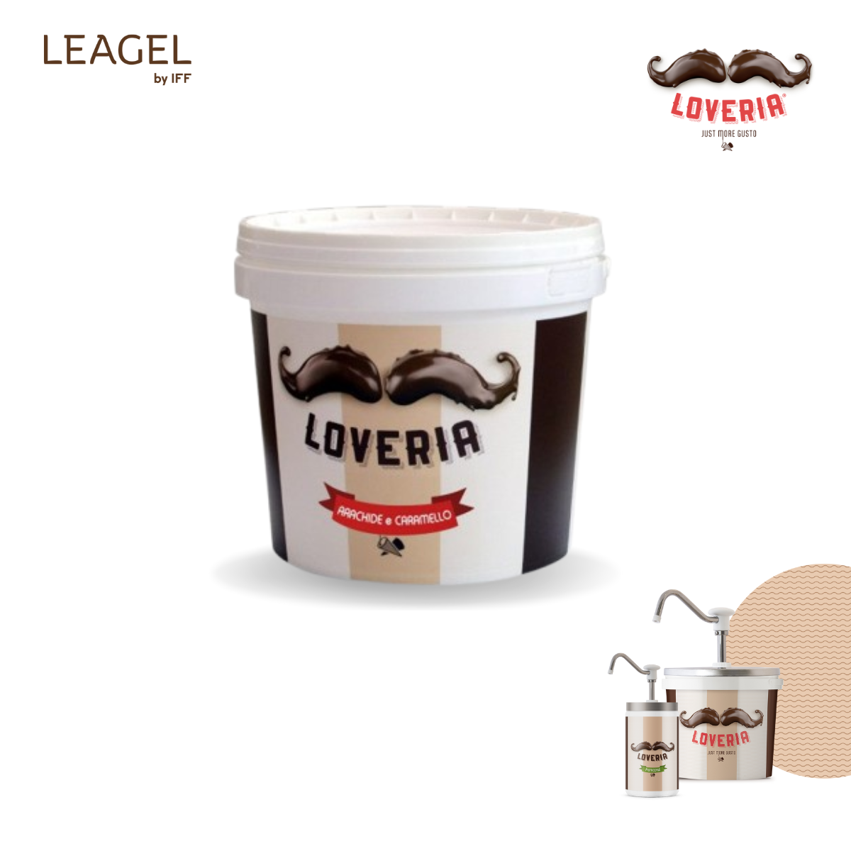 Sos Loveria Arahide cu Caramel 5,5 kg 234101 LGL