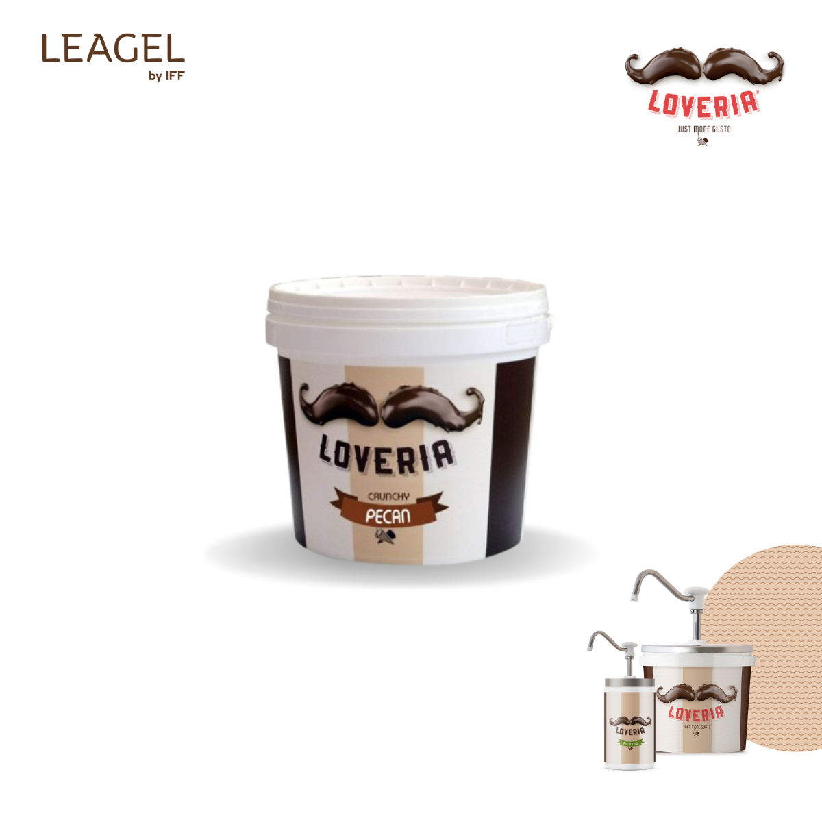 Sos LOVERIA CRUNCHY PECAN 5 kg 235101_19%