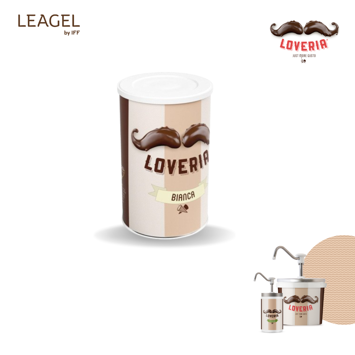 Sos Loveria Alb Small Tin 1,2KG 232030 LGL