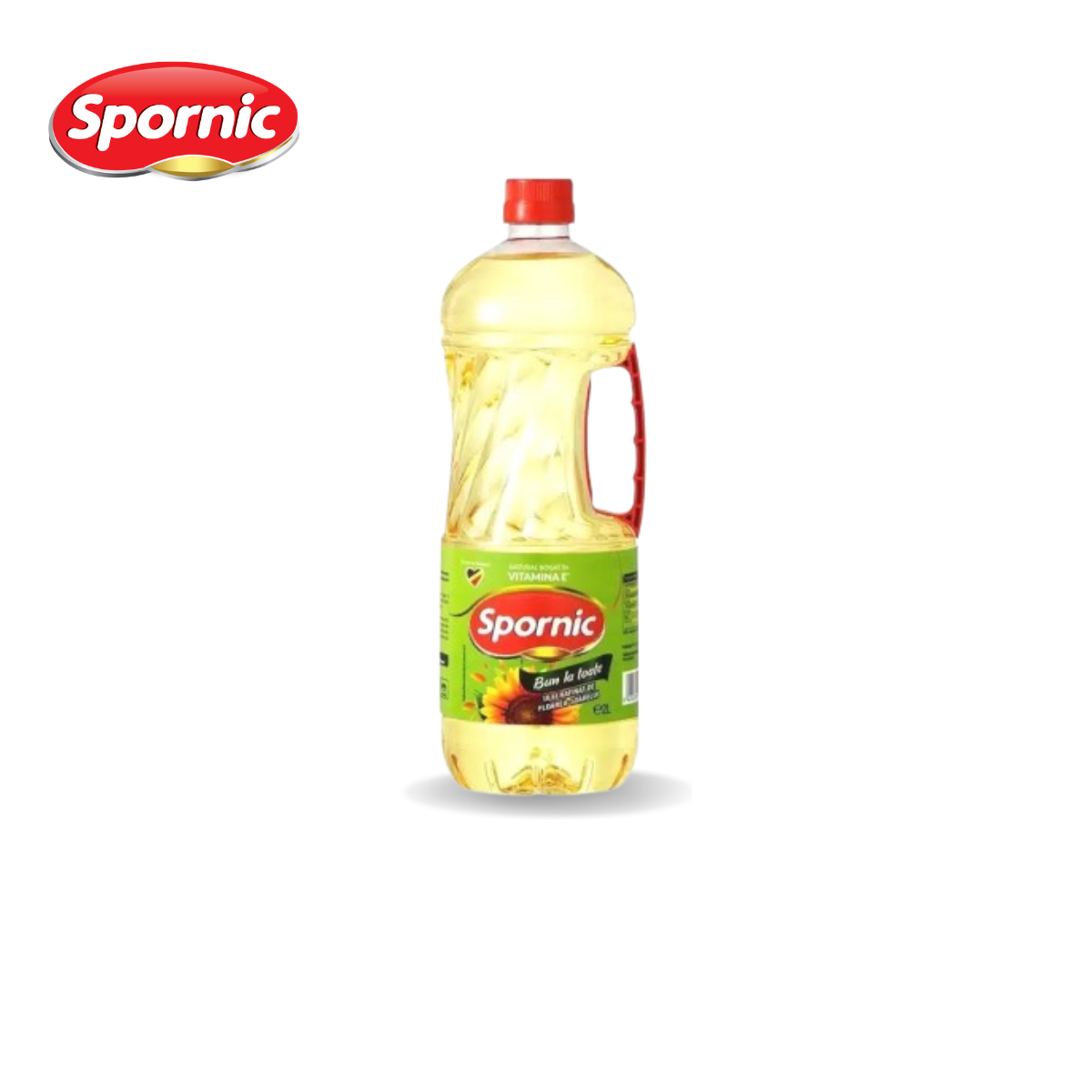 Ulei rafinat de floarea-soarelui Spornic Bun la Toate 2L Prutul
