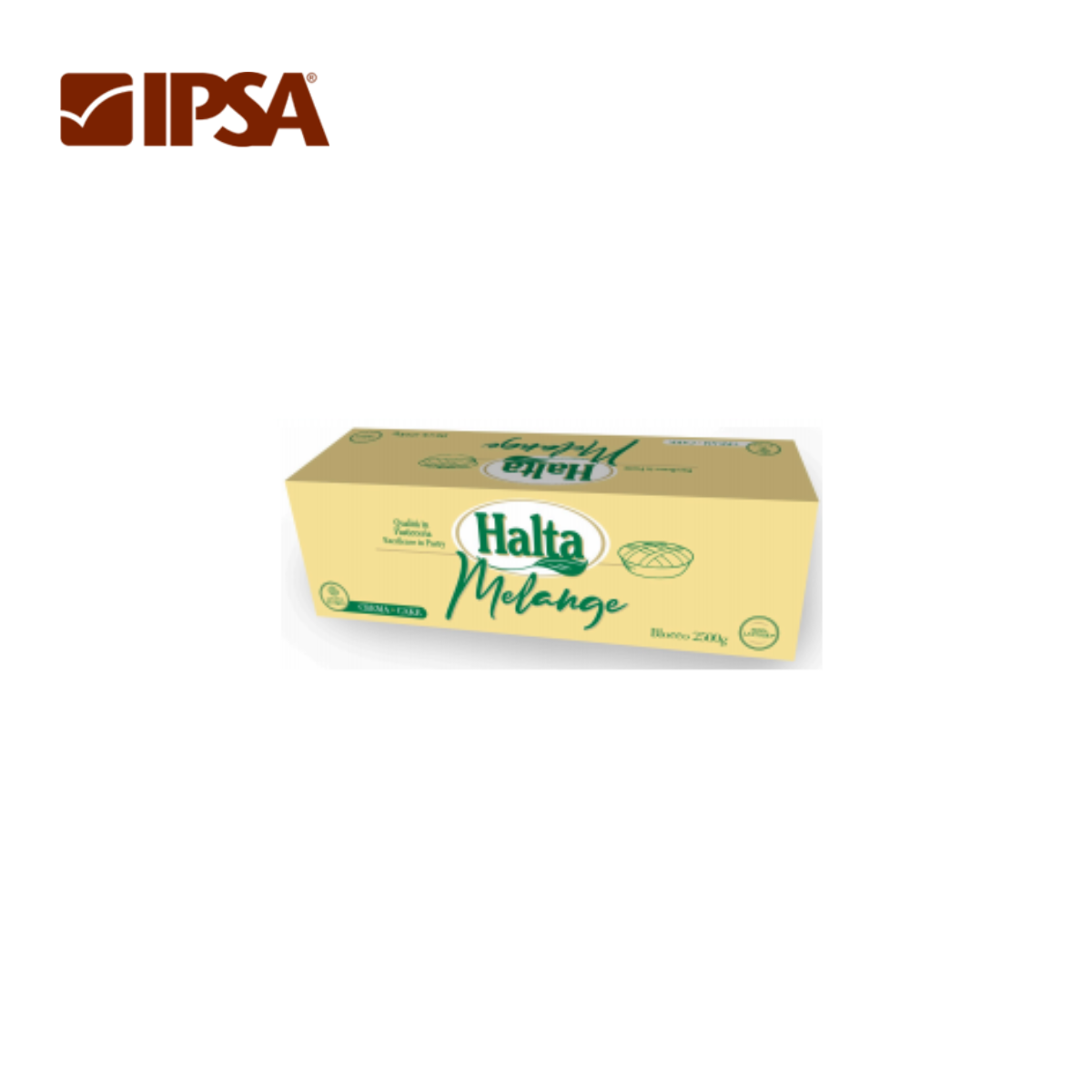 Margarina melanj cu unt 15% HALTA MELANGE, 2,5kg,  01010 Ipsa