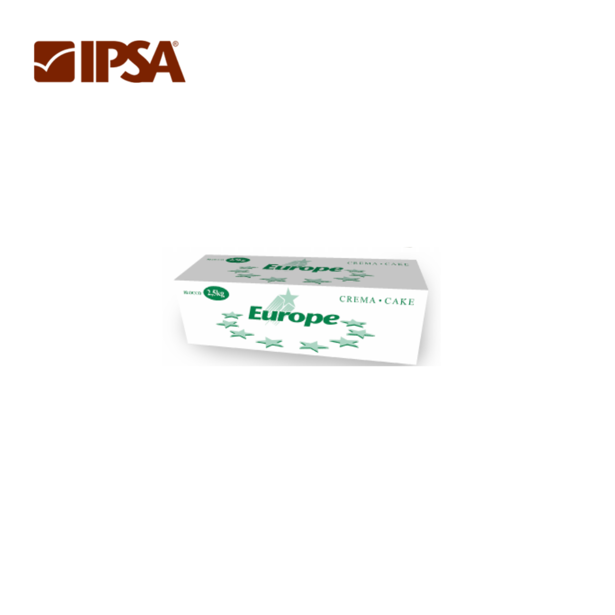 Margarina crema/aluat 70% EUROPE GRANVOLUME, 2,5kg, 0266 Ipsa