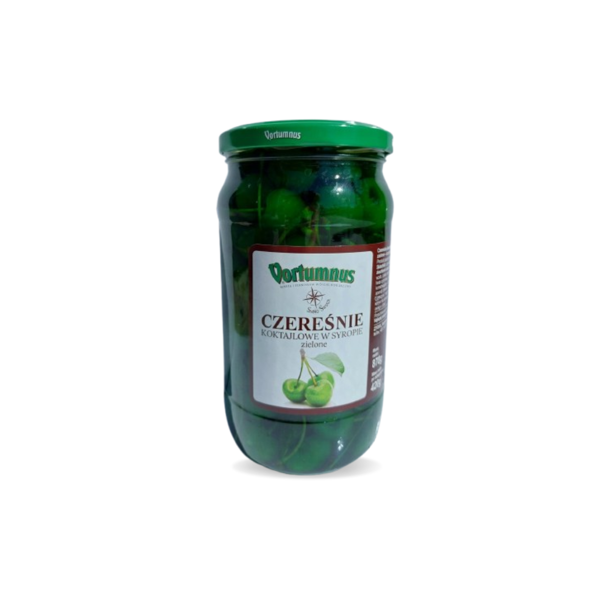 Cirese verzi maraschino in sirop 870g CZER5K VTS