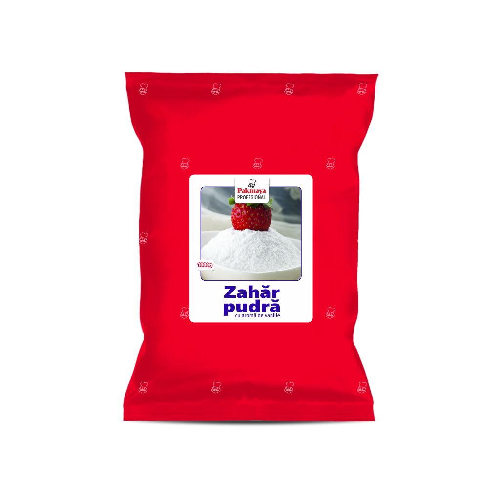 Zahar pudra cu aroma de vanilie 1000g PAKM