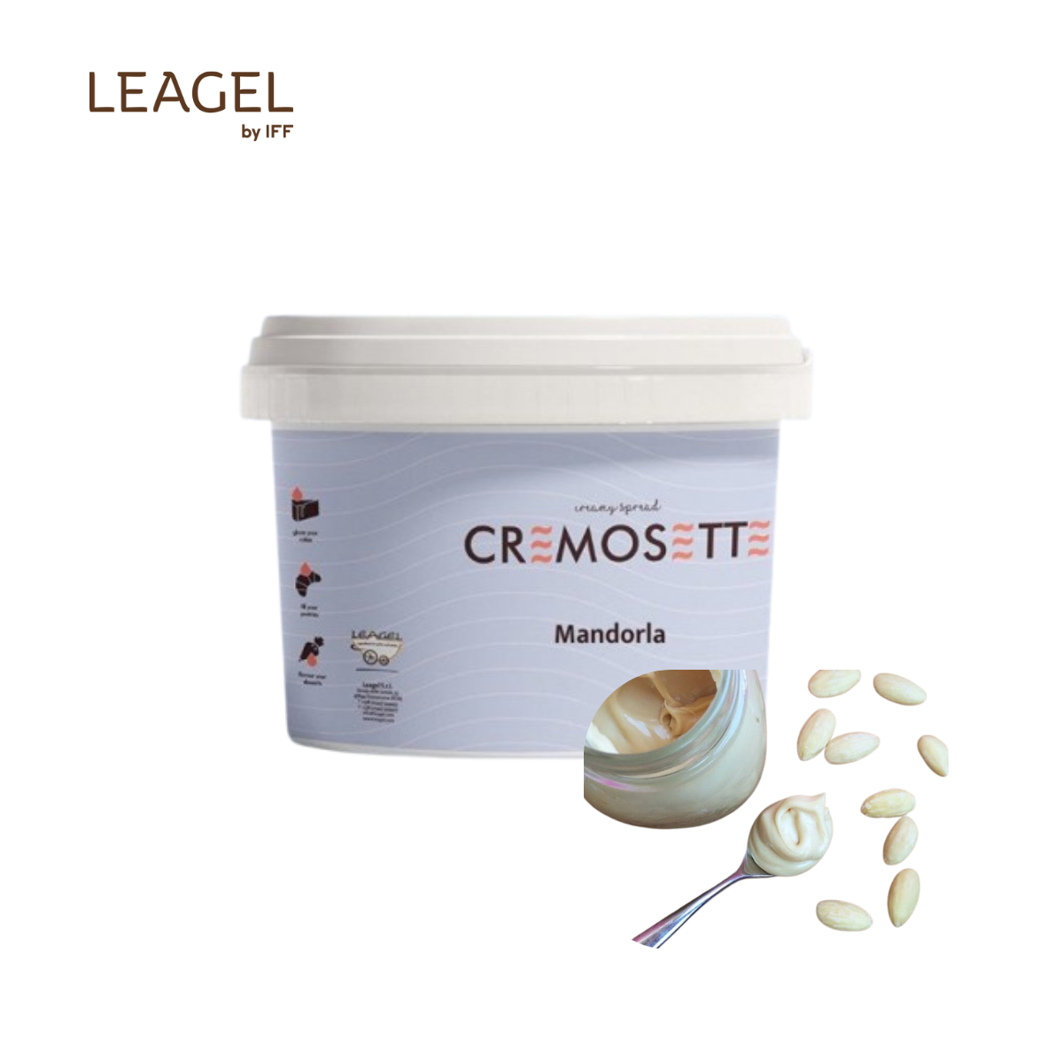 Cremosette ALMOND - crema de migdale 5.5kg 241201 LGL