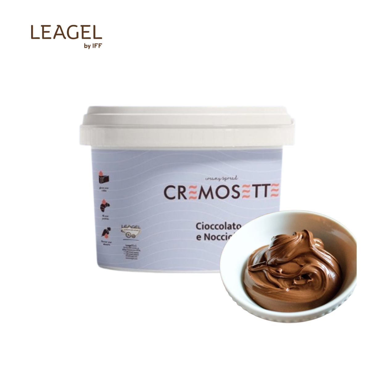 Cremosette crema alune si cacao-  5.5 kg 241701 LGL